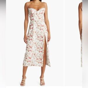 House of CB floral midi dress size S